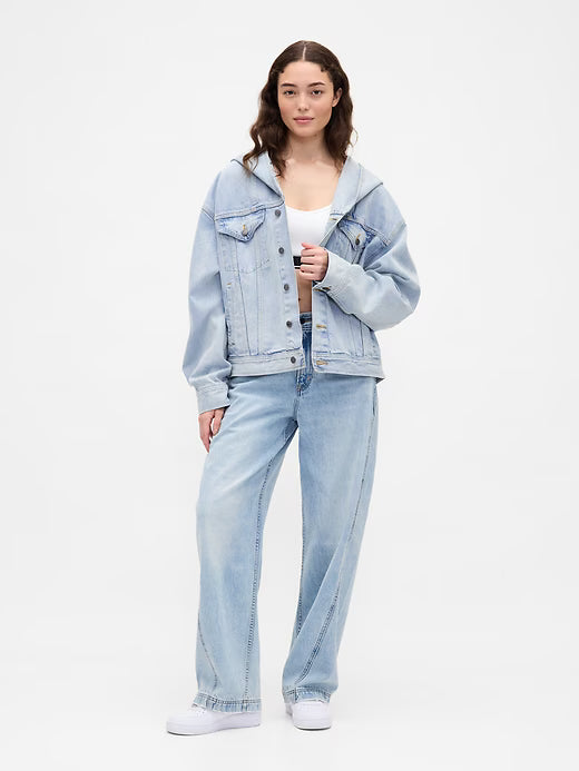Harper Hooded Denim Jacket