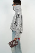 Bandana Zip-Up Jacket