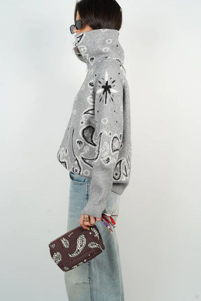 Bandana Zip-Up Jacket
