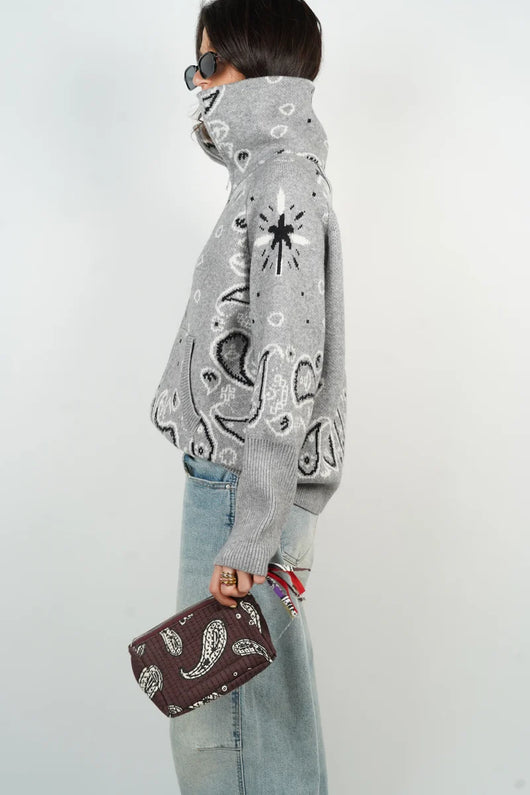 Bandana Zip-Up Jacket