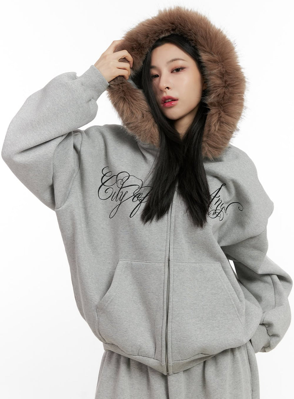 Y2K Fur Hoodie