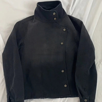 UNISEX VINTAGE FENCING DENIM JACKET