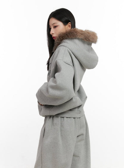 Y2K Fur Hoodie