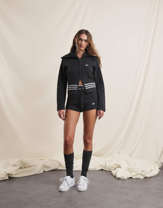 Zip Up Knitted Sweater