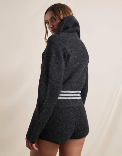 Zip Up Knitted Sweater