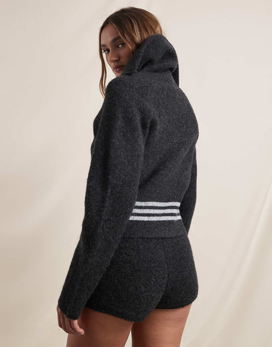 Zip Up Knitted Sweater